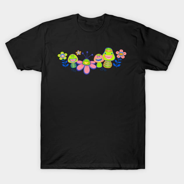 Monster Mushies T-Shirt by Caia Koopman